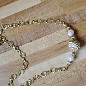 White and Gold necklace